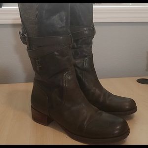 Anthropologie Naya Green Moro Boots